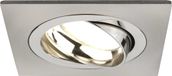 LEDVION Dimbare LED inbouwspot RVS Sevilla - 5W - 2700K - 92mm - Vierkant
