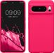 kwmobile telefoonhoesje geschikt voor Google Pixel 8 Pro - Hoesje met siliconen coating - Smartphone case in neon roze