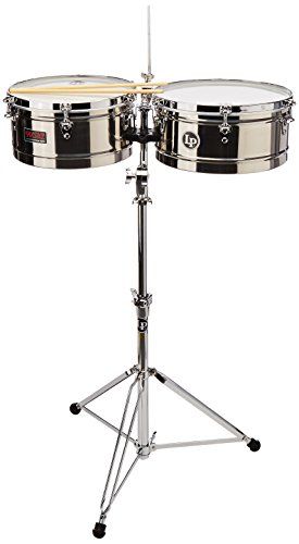 LP Latin Percussion Timbales Prestige Stainless Steel
