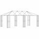 vidaXL Tuinhuisframe - Zwart - Staal - 6 x 3 m