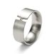 Monomania Damesring roestvrij staal 1 diamant 0,04 ct wit 20284