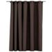 vidaXL Rideau aspect lin occultant avec crochets 290x245 cm taupe