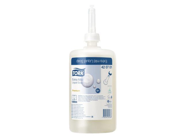 Tork Premium extra mild S1 handzeep vloeibaar cartridge 1 l