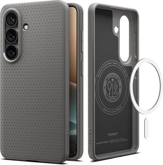Spigen Liquid Air MagFit Back Cover voor Samsung Galaxy S26 - Grijs