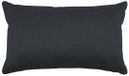 Stof Textile sierkussen Bea - antraciet - 30 x 50 cm