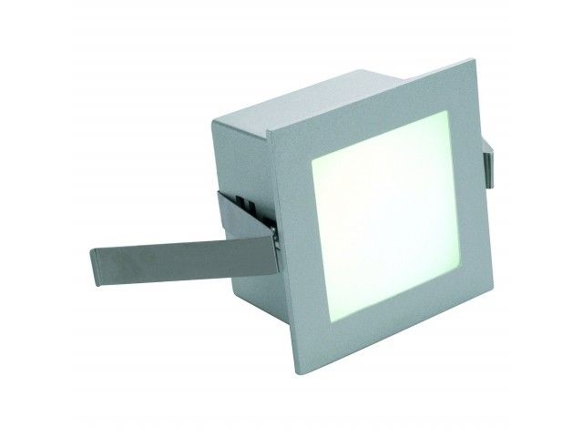 SLV 111262 Led Frame Basic LED Warm White Silver Recessed Wall Spot