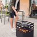 Haorui Industrial Technology Co., Ltd. Pince à feu avec souffleur de flammes - pied en acier inoxydable - allumage de feu sécurisé - Accessoires pour braseros et poêles à bois - acier inoxydable