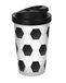 Geda "Coffee To Go - Ball" gobelet de voyage, blanc/noir, 400 ml