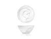 H & H Albaastro Set met 6 Dessertglazen, Wit, Glas, 14 x 14 x 6 cm, 6 Stuks