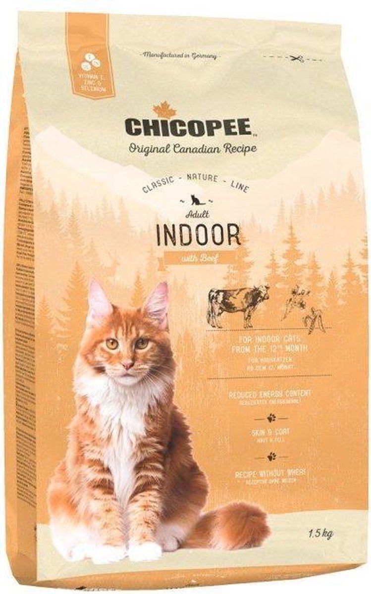 Chicopee CNL Kattenvoer Indoor Rund - 15 kg