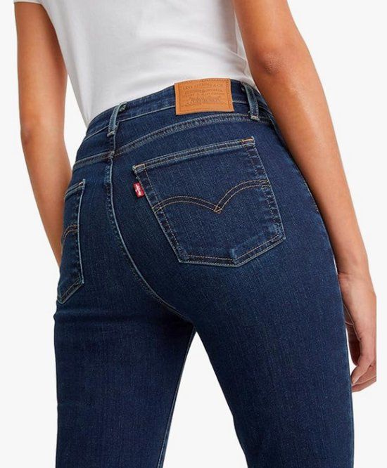 Levi's 721 High Rise Skinny Jeans dark blue denim