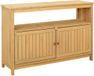 vidaXL Tuinconsole tafel met opslag Licht acacia 110 x 35 x 75 cm
