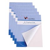 VIZ-PRO Standaard bord Pads, A1 Flipchart Papier Pad, 25-vellen/pad, 5-pads/verpakking