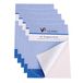 VIZ-PRO Standaard bord Pads, A1 Flipchart Papier Pad, 25-vellen/pad, 5-pads/verpakking