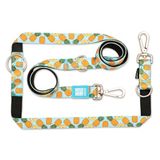 Max & Molly multifunctionele hondenriem 2 m met 2 karabijnhaken, Sweet Pineapple/S schouderlijn, gevoerd, veilig en flexibel, comfort voor je trouwe metgezel