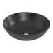 Saniclass San Amigo opbouw waskom 39.5x13.5cm keramiek zwart 8026