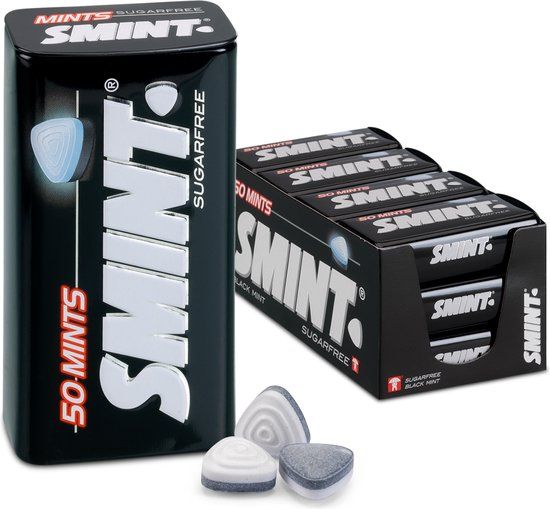 Smint - Blackmint XL - 12 x 50 stuks