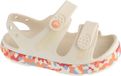 Crocs Crocband Cruiser Glow Confetti Band Sandal K, voor meisje, Beige, Sandalen, maat: 33/34