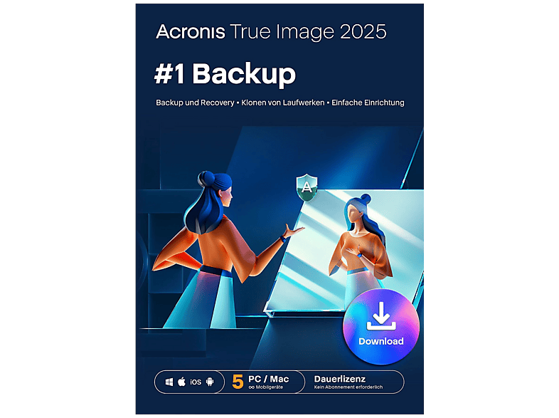 Acronis True Image 2025 - 5 Pc Of Mac Eenmalige Aanschaf