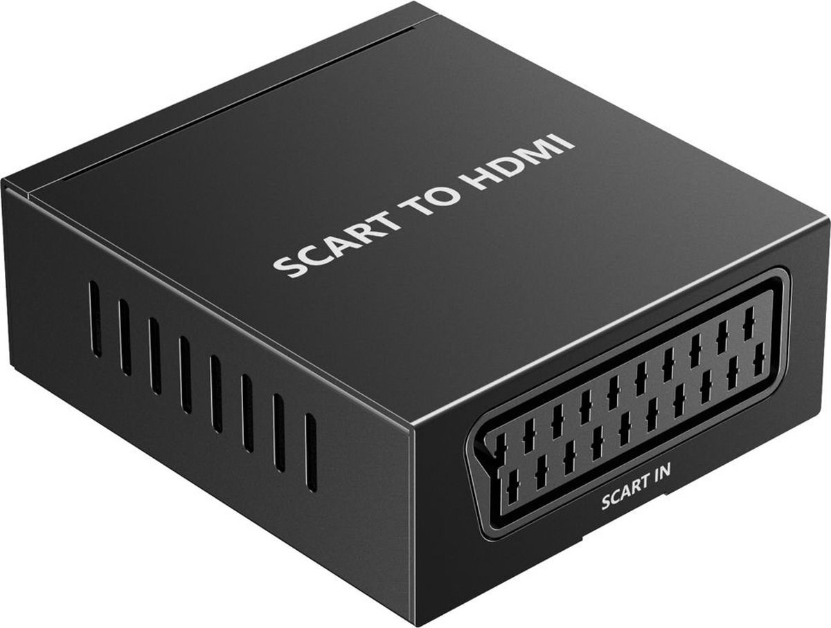 Allteq HDMI naar Scart omvormer - Full HD@60Hz - Zwart -