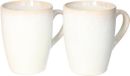 Siaki Mok / theemok Faye - wit - set 2x - 340 ml - mokken - keramiek - tas