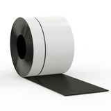 Milduall Flexibele plint, zelfklevend, 5 m, zwart