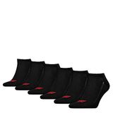 Levi's Enkelsokken - Black - Maat 35-38 - 6 Paar