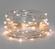 Luksus Kerstverlichting Zilverdaad - 36 meter - 1200 LED - Warm Wit - 8 Functies - IP44