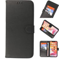 Giuliano - iPhone 11 Pro Hoesje - Lederen BookCase - Zwart