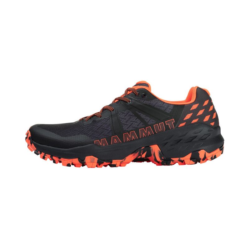 Mammut Sertig II Lage schoenen Heren, zwart/oranje 2023 UK 8,5 | EU 42 2/3