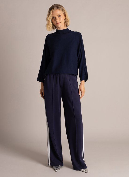 Yest broek Ilma Essential Dark Blue/Off white