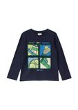 s.Oliver Shirt navy / azuur / groen / lichtgroen