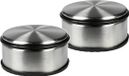 Benson Deurstopper/deurbuffer rond - 4x - RVS - 1.1 kg - 11 x 6 cm