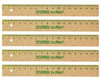 KUM AZ3750319 - Liniaal 17 cm, van ecologische vezel, duurzaam, 5 stuks, schoolbenodigdheden