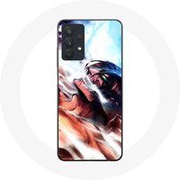 Maniacase Samsung Galaxy A32 5G Tasje Eren Yeager Attack on Titan Poster