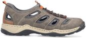 Rieker Heren Instappers Slipper 08065-29 Bruin Blue