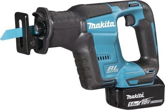 Makita DJR188RTJ 18V Li-Ion Reciprozaag set - 2x 5.0Ah accu - Koolborstelloos