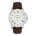 Fossil Grant Herenhorloge - Quartz Chronograaf - Roestvrij Staal of Leer