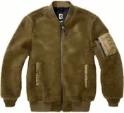 Brandit MA1 Sherpa Fleece olijf XL Polyester Heren