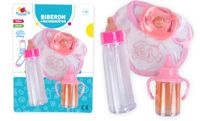 FLYPOP'S - 2 Magische Flessen en Accessoires - Imitatiespel - 011482LIN - Multicolor - Plastic - Poppen - Speen - Kinderspeelgoed - Baby - 13 cm x 3,5 cm - Vanaf 2 jaar.