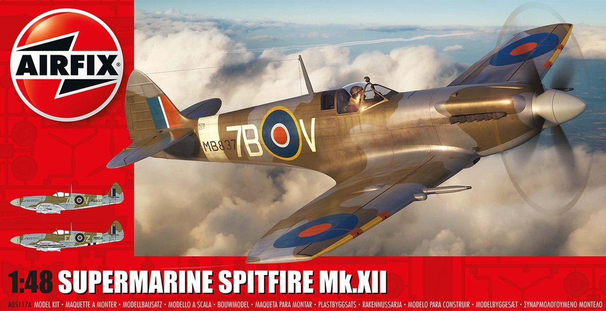 Airfix Supermarine Spitfire Mk.XII - 1:48 Schaal Model Kit