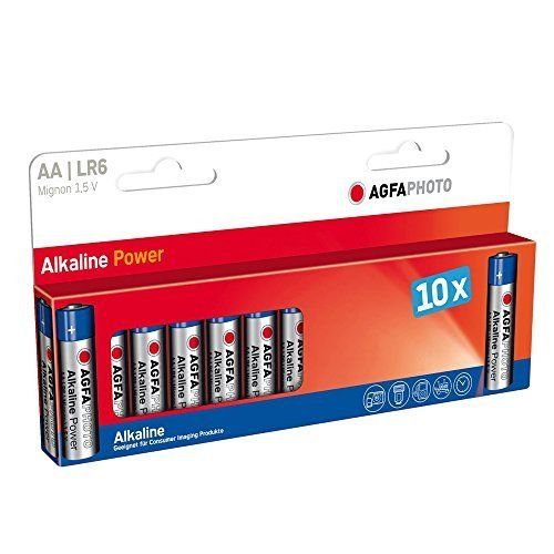 AgfaPhoto AA Alkaline Batteries - 10 Pack