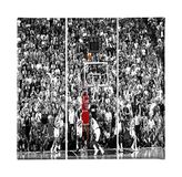 Homemania Basketbalfoto, 3-delig, voor woonkamer, slaapkamer, meerkleurig, 69 x 3 x 50 cm, HM203PKNV-231, polyester, hout