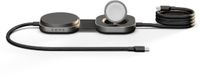 Zens Charging Cable Pro 3 1× Qi2 15 W Apple Watch USB-C 140 W draadloze oplaadkabel Zwart