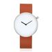 LGT JWLS Minimalistisch Dameshorloge - Grote Wijzerplaat van 40mm - Bruin, Zilver, Wit
