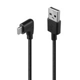 Lindy 32001 USB-kabel USB 2.0 1 m USB A USB C Zwart