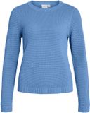VILA Trui Vidalo O-neck L/s Knit Top- Noos 14082767 All Aboard Dames Maat - M Blauw