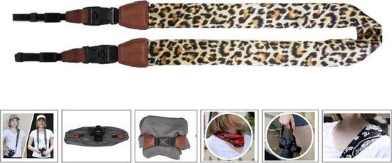 GGS SCS-02 Silk Scarf Strap - Tiger Print