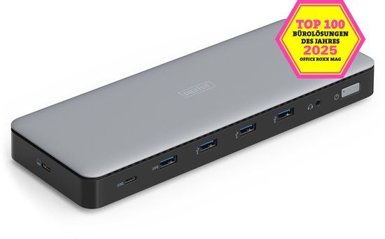 Digitus DA-70918 USB-C dockingstation Incl. laadfunctie
