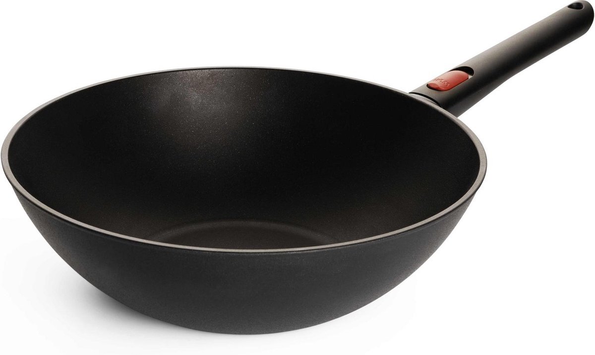 Woll Wok, 30 cm, Gerecycled Aluminium - | EcoLite Induction